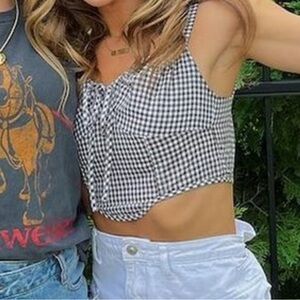 Princess Polly Gingham Tank Top